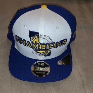 New Era Blue and White Sports Hat